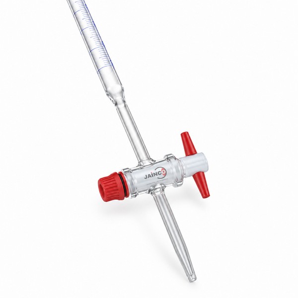 Burette Stopcocks, PTFE Key, Straight Through